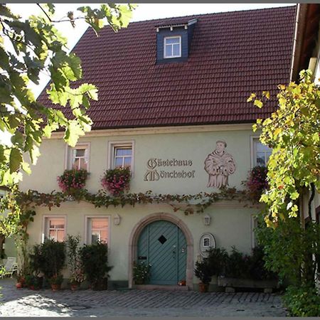 Gaestehaus Moenchshof Sommerhausen Dış mekan fotoğraf